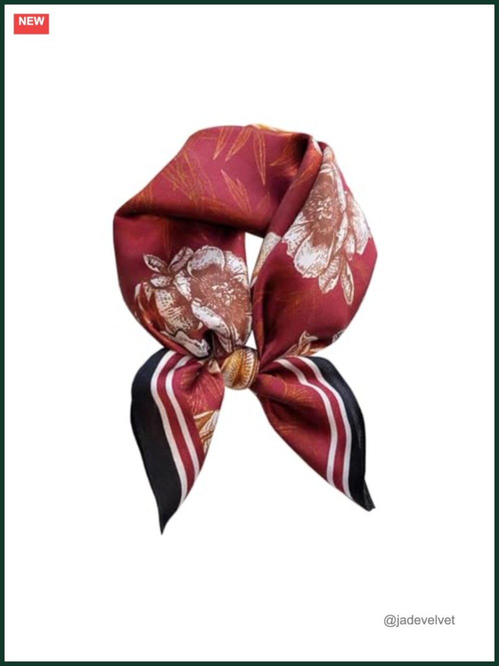 100% Mulberry Silk Small Square Scarf Lightweight Neckerchief Unisex